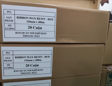 Cách bảo quản cuộn ribbon mực in mã vạch 