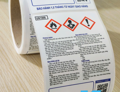 Công ty Vạn An Bình cung cấp tem nhãn decal in mã vạch giá rẻ chất lượng tốt 