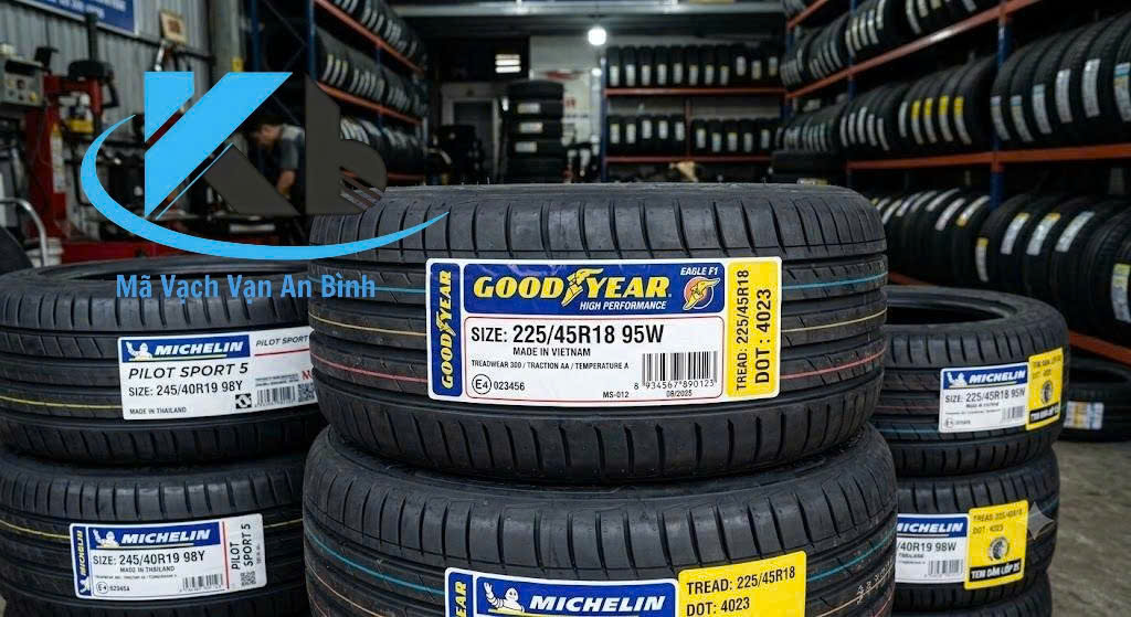 tem nhãn decal keo siêu dính dán lốp xe