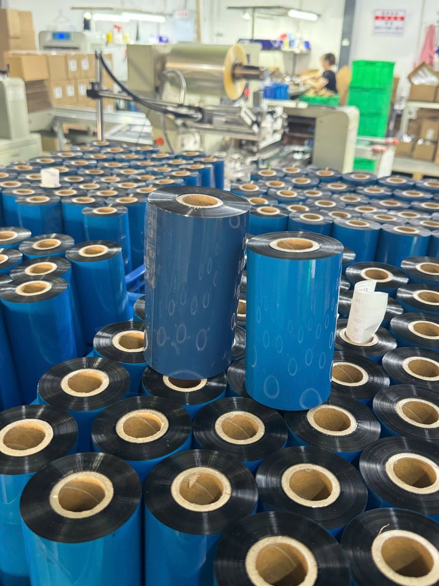 san xuat cuon muc in ma vach resin tdr382 