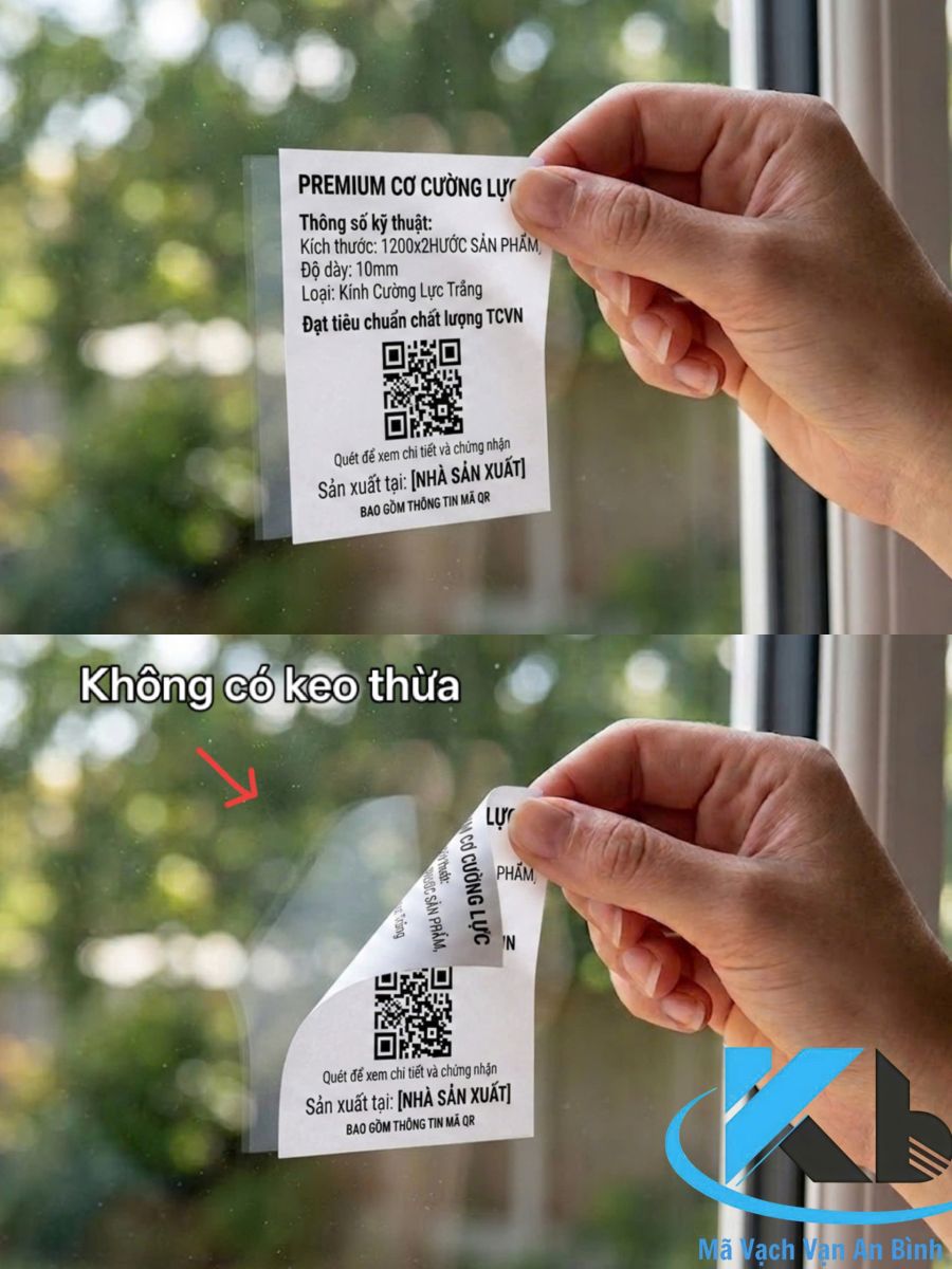 Tem nhãn keo remove 