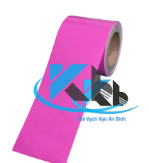 Decal tem nhãn in màu tím nhiều kích thước 