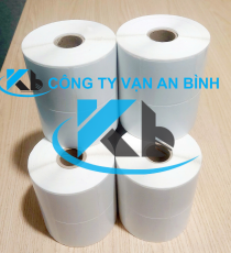 Nhãn nhiệt cho máy in mã vạch 100mm x 100mm x 50m
