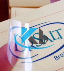 Tem decal trong suốt nhiều kích thước 