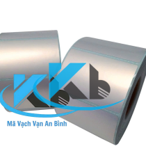 Decal xi bạc 50mm x 50mm dùng cho máy in mã vạch