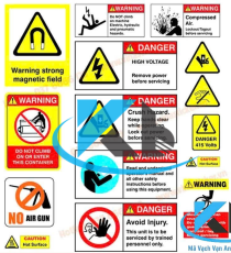 IN TEM NHÃN DECAL CẢNH BÁO 