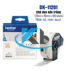 Tem nhãn in Brother  DK-11201 (DK Tape STANDARD ADDRESS LABEL )