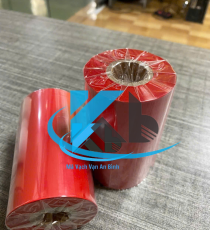 Mực in mã vạch Wax Resin / Resin màu đỏ 