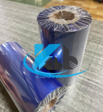 Mực in mã vạch Wax Resin / Resin màu xanh dương 