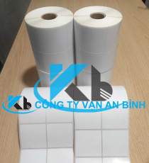 Tem nhãn decal PVC nhiệt chống xé rách, kháng nước 