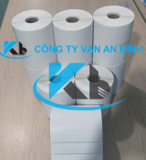 Giấy in thường 65mm x 65mm dùng cho máy in mã vạch 